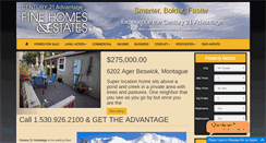 Desktop Screenshot of mtshastahomes.com