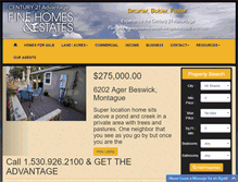 Tablet Screenshot of mtshastahomes.com